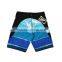 Mens Board Shorts Polyester Summer Full Print Beach Shorts