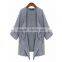 Summer and spring new arrival three quarter sleeve thin sweater,women coat,cardigan latest design