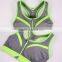 patchwork grey girl sport seamless hot sexy xxxx sports bra