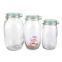 large clear glass jars with flip tops