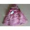 2015Medium Style Pure Color girls Cotton-Padded Clothes With Fur Collar