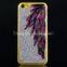Leaf Rhinestone Crystal Diamond Case For iPhone 5C
