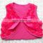 Colored Flower Ribbon Straps Spring Baby Girls Waistcoat