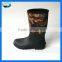 silked printed camouflage hunting boots fashion design