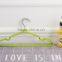 Metal Wire Clothes Hangers,plastic Coated Wire Clothes Hangers Applied for Outdoors