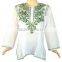 Indian Wholesaler Girls Hand Embroidered Top Chikan Kurtis