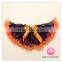 Baby girl chiffon pettiskirt Halloween pettiskirt with rosettes