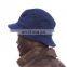 Design Your Own Logo 100% Cotton Plain Blue Bucket Hat