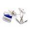 2015 Fashion Silver Cuff links Men's Cufflinks French Shirt Accessories cats eyes