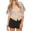 CHEFON Shirred Peplum Blazer CFJ026