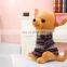 Wholesale cheap stuffed soft plush dog toy in clothes