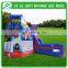 Funny park inflatable bouncy castle with slide for sale