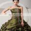 Sweep Train Lace-up Strapless Sleeveless Evening Gowns Pick-ups Beaded Quinceaneras Dress With Jacket