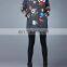 2016 New Fashion Women Bomber Jackets Plus Size Outwear China Supplier Autumn Ladies Print Jacket
