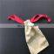 Custom size Grey cloth with different color design with red ribbon