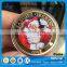 Metal commemorative coin Christmas coin Santa Claus reindeer souvenirs December gift Christmas Day