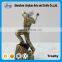 Silver color resin material man's shot-put competition trophy