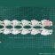 White Embroidery Lace Garment Accessories Water Soluble Cotton Fabric Textile