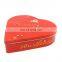 2015 Heart-shaped Christmas gift tin box