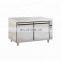 CE Certificate Large Capacity Desktop Salad Bar Under Counter Refrigerator With Open Worktop