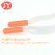 jiayang 4.2*20mm plastic tips manufactruer glossy Orange color round shape plastic aglet shoelace tips