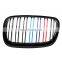 Body kit M sport look double slats glossy / 3 colors replacement front grille for X3/X4 F25