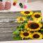 i@home sunflower 3D digital print waterproof polyester shower curtain for bathroom