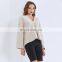 TWOTWINSTYLE Sweaters Pullovers For Women V Neck Long Sleeve Knitting Solid Minimalist Casual