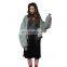 TWOTWINSTYLE Autumn Female Jacket Patchwork Tassel Long Sleeve Loose