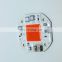 High Power 100-260V 50W Integrated Smart IC Driverless Solderless LED COB Chip Full Spectrum
