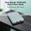 5000mAh Quick Charging Power Bank with a grade li-polymer battery Automatically Start Charging Power Bank