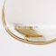 Modern White Glass Ceiling Light Bedside Retro Decorative Pendant Lamp