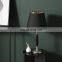 Wholesale cheap hotel office desk decoration high-end cylindrical metal reading lamp