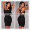 Hot Selling Hot Selling 2015 Sey V Neck Backless Bodycon Bandage Dress New Arrival Ladies Girls Knitted Elastic Elegant Designer