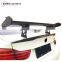 F82 GTS rear wing fit for  F87 F80 F82 M1 M2 M3 M4 to GTS style carbon fiber trunk spoiler for M3 M4
