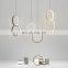 Simple modern geometry pendant light for decorate