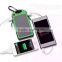 500mA double office plug USB insert portable phone charger solar cell phone battery charger