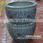 Retail big completely weatherproof porcelain ceramic fish pot and garden planter pot