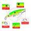 2.1gMini lure topmouth Culter lure5CM8Available colors mini tomingo minnow