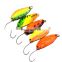 3.2cm 4.5g Cooper Colorful Spinners Metal Fishing Lures / Baits Trout Spoon
