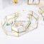 Mirror Tray Nordic Modern Perfume Vanity Home Decor Round Jewelry Glass Luxury Gold Metal Acrylic Serving Decorative Mirror Tray