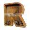 Personalized Wooden Letter Piggy Bank,Kids Piggy Bank,Large Money Box