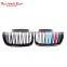 For BMW X5 E70 front grill high quality three color double slat line kindly grill for BMW X6 E71 M style 2007-2013