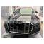 Newest For Audi SQ7 front grille ABS  bumper grille to Audi SQ7 2020 2021 2022 galvanizing grille with ACC