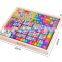 170 jigsaw puzzle cubes with letters72 beads in different shapes colourful strings puzzle game available letters in puzzle box