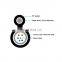 light-weight  figure 8 single mode PE jacket steel wire self-support member 4 cores fiber optic fiber