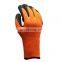 Excellent Grip Wrinkle Latex Rubber Coated Work Gloves Cold Proof Winter Thermal Gloves