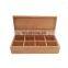 Bamboo Tea Box Storage Premium Durable Kitchen With Lid Bamboo Storage Box Pantry Organizer Home Storage & Organization