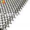 Stainless Steel Fireplace Decorative Curtains Cascade Metal Coil Curtain Metal Mesh Chain Drapery Fabric