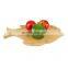 Fish-Shaped Bamboo Wood Cutting Board for Kitchen